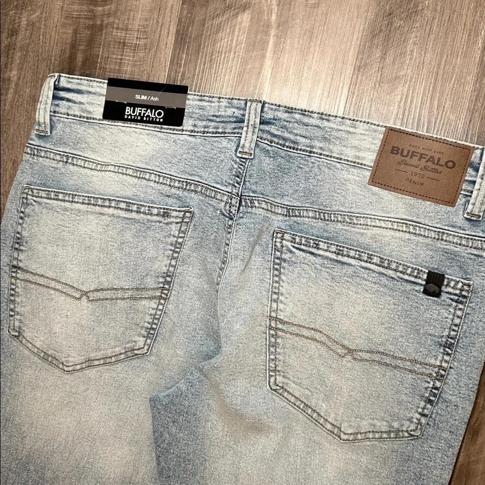 Buffalo David Bitton Ash Slim Stretch Jeans - 34x32